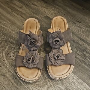 Gabor Brown Rose Sandals